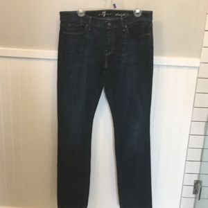 Women’s 7 for all Mankind straight leg jeans